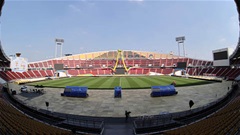 Trước trận U22  Việt Nam và U22 Lào: Sân Rajamangala lộng lẫy 'khoe' mặt cỏ đẳng cấp thế giới